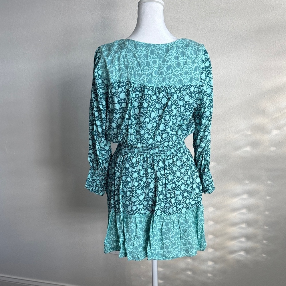 Vineyard Vines Teal Long Sleeve Dress - Picture 7 of 12